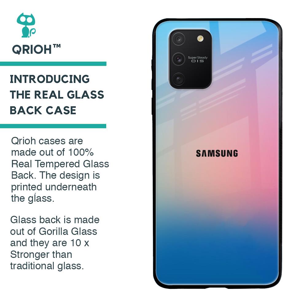 Blue & Pink Ombre Glass case for Samsung Galaxy S10 lite