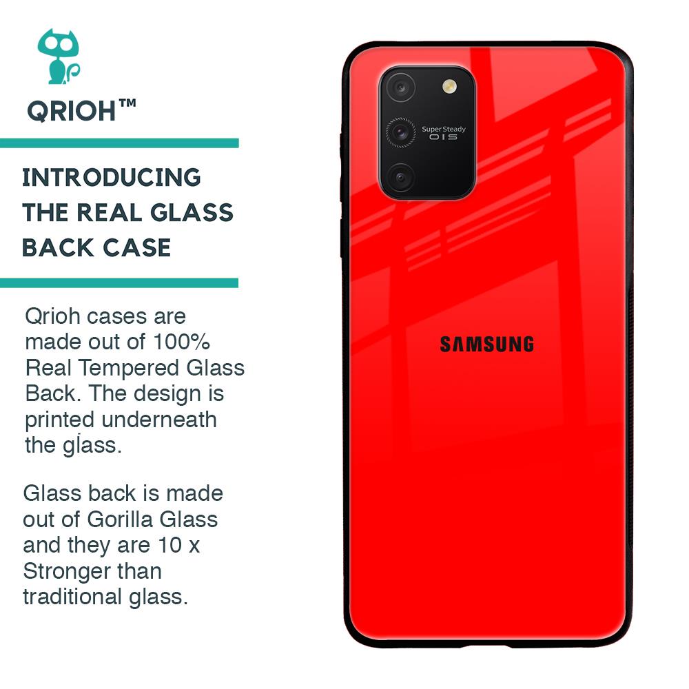 Blood Red Glass Case for Samsung Galaxy S10 lite