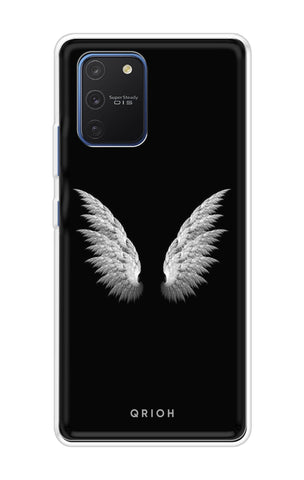 White Angel Wings Samsung Galaxy S10 lite Back Cover