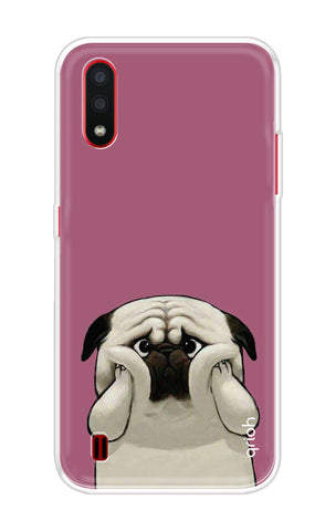 Chubby Dog Samsung Galaxy A01 Back Cover