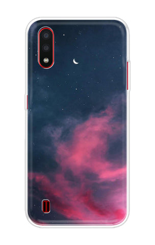 Moon Night Samsung Galaxy A01 Back Cover