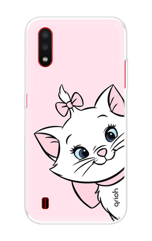 Cute Kitty Samsung Galaxy A01 Back Cover