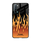 Fire Flame Oppo Reno 3 Glass Back Cover Online