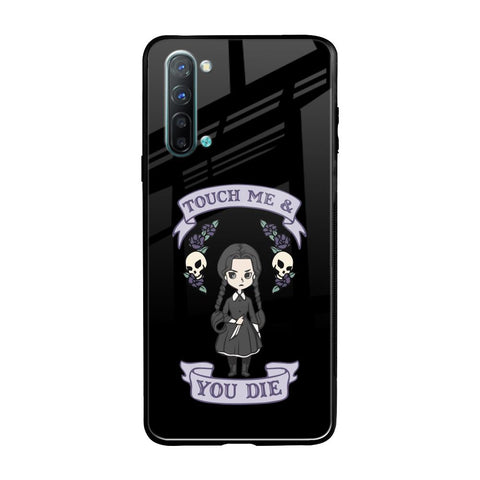 Touch Me & You Die Oppo Reno 3 Glass Back Cover Online