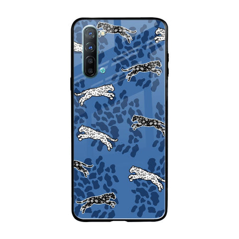 Blue Cheetah Oppo Reno 3 Glass Back Cover Online