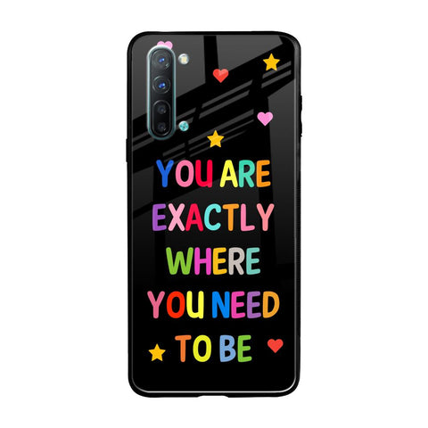 Magical Words Oppo Reno 3 Glass Back Cover Online