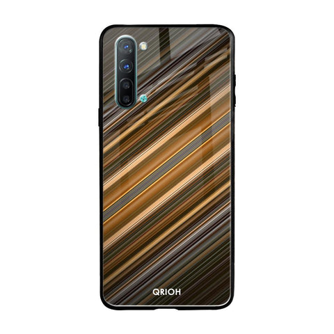 Diagonal Slash Pattern Oppo Reno 3 Glass Back Cover Online