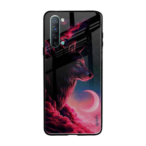 Moon Wolf Oppo Reno 3 Glass Back Cover Online