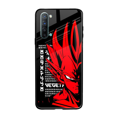Red Vegeta Oppo Reno 3 Glass Back Cover Online