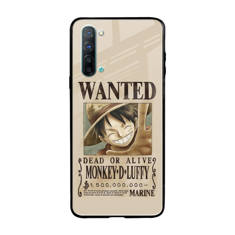 Luffy Wanted Oppo Reno 3 Glass Back Cover Online