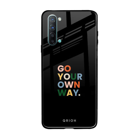 Go Your Own Way Oppo Reno 3 Glass Back Cover Online