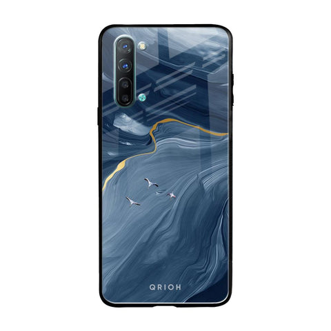 Deep Ocean Marble Oppo Reno 3 Glass Back Cover Online