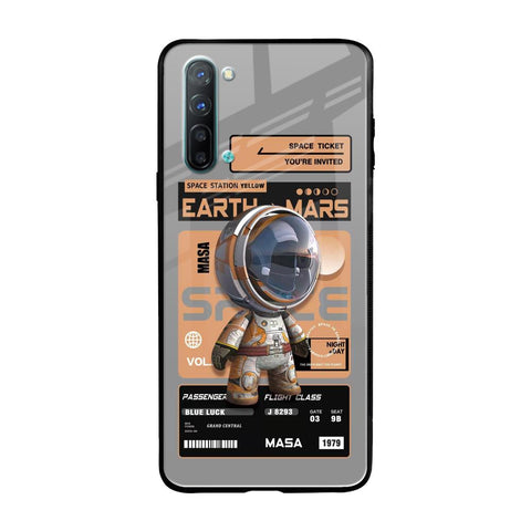 Space Ticket Oppo Reno 3 Glass Back Cover Online