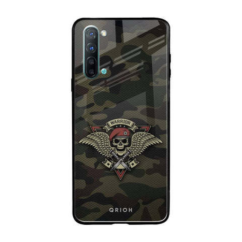Army Warrior Oppo Reno 3 Glass Back Cover Online