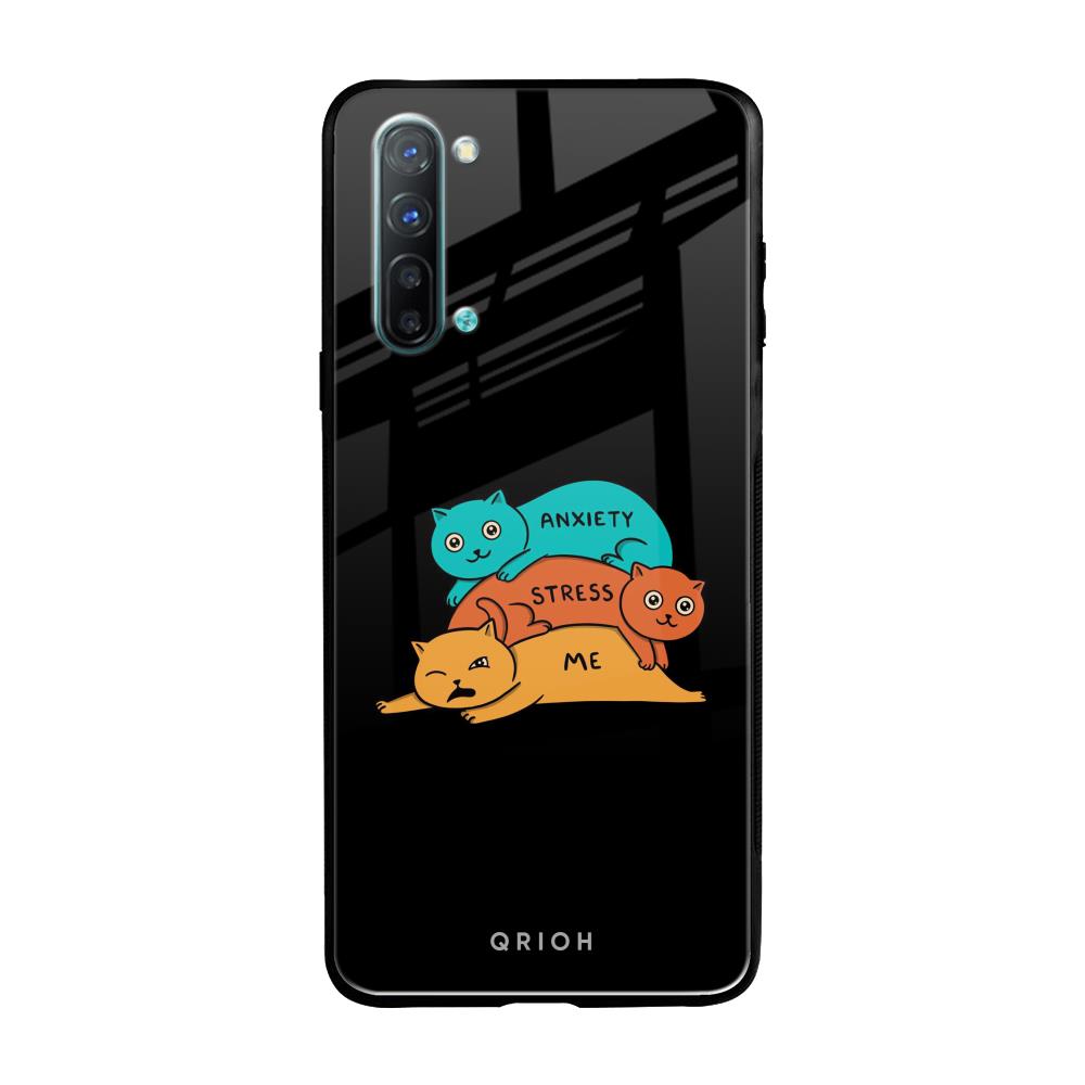 Anxiety Stress Glass Case for Oppo Reno