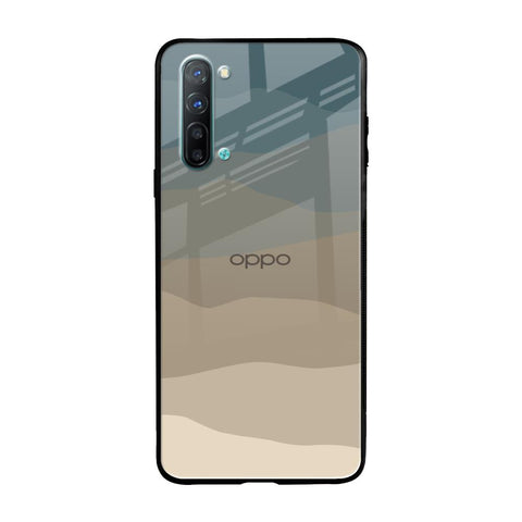 Abstract Mountain Pattern Oppo Reno 3 Glass Back Cover Online