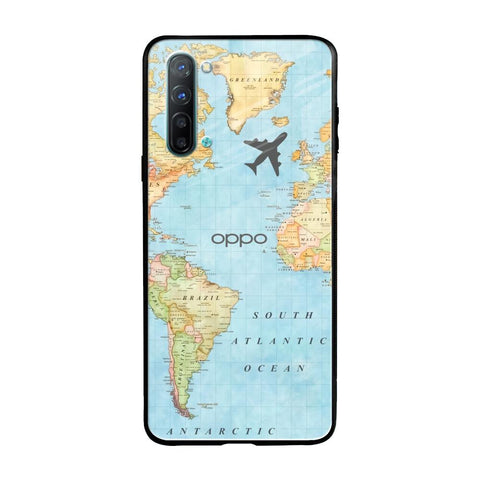 Fly Around The World Oppo Reno 3 Glass Back Cover Online