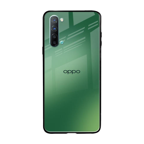 Green Grunge Texture Oppo Reno 3 Glass Back Cover Online