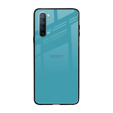 Oceanic Turquiose Oppo Reno 3 Glass Back Cover Online