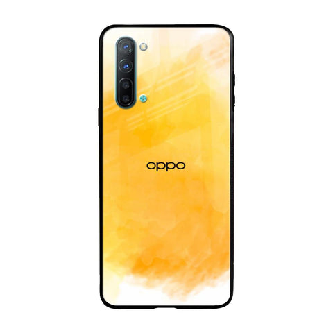 Rustic Orange Oppo Reno 3 Glass Back Cover Online