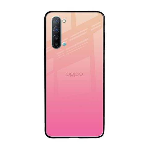 Pastel Pink Gradient Oppo Reno 3 Glass Back Cover Online