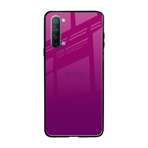 Magenta Gradient Oppo Reno 3 Glass Back Cover Online