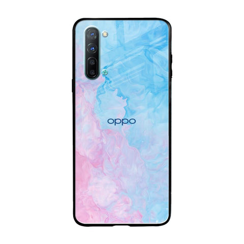 Mixed Watercolor Oppo Reno 3 Glass Back Cover Online