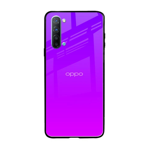 Purple Pink Oppo Reno 3 Glass Back Cover Online