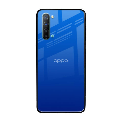 Egyptian Blue Oppo Reno 3 Glass Back Cover Online