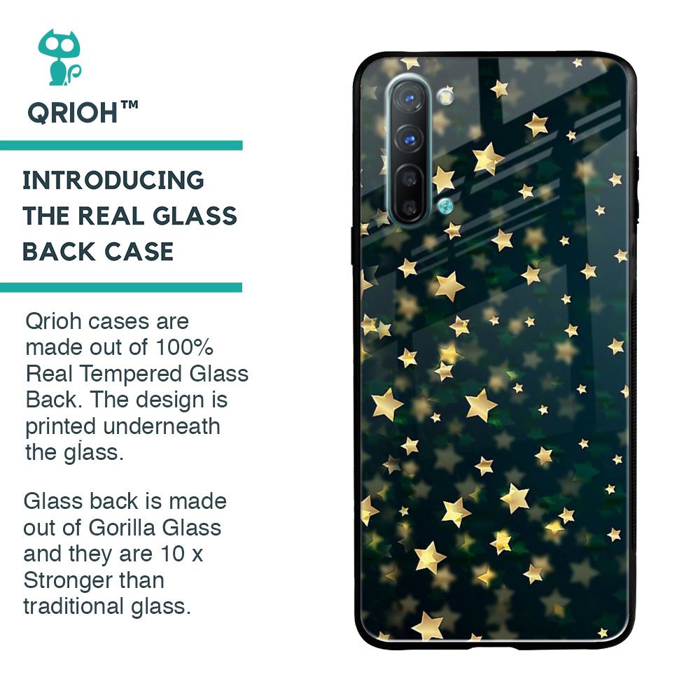 Dazzling Stars Glass Case For Oppo Reno 3