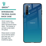 Celestial Blue Glass Case For Oppo Reno 3