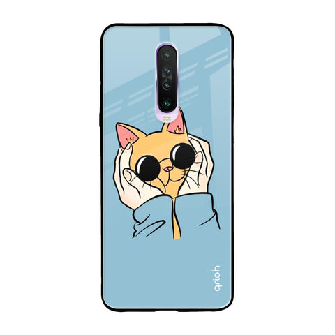 Adorable Cute Kitty Poco X2 Glass Back Cover Online