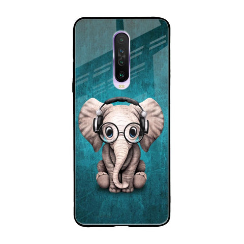 Adorable Baby Elephant Poco X2 Glass Back Cover Online