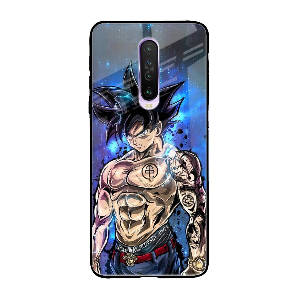 Branded Anime Poco X2 Glass Back Cover Online