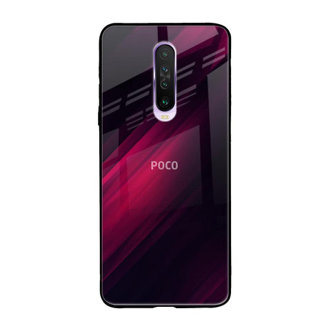 Razor Black Poco X2 Glass Back Cover Online