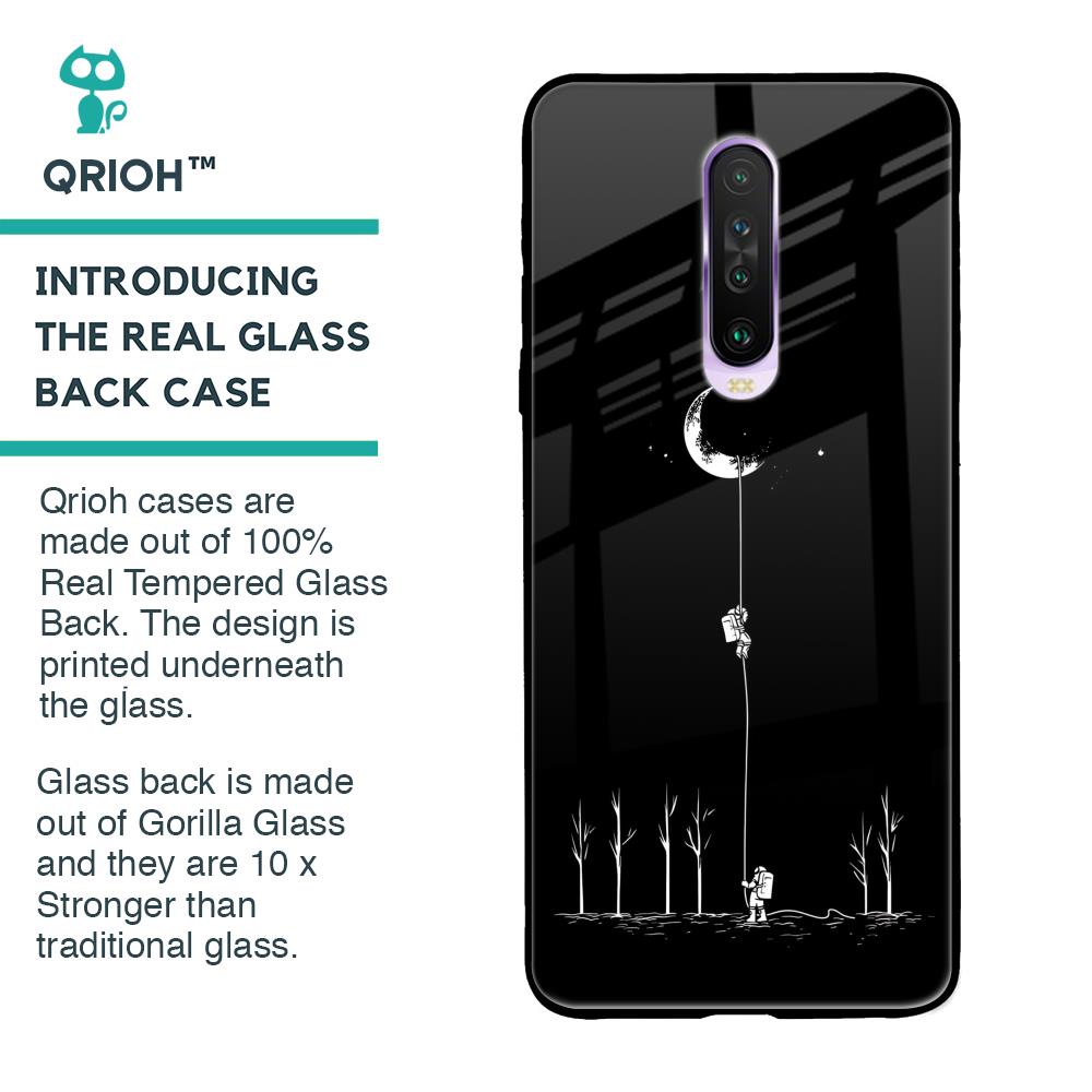Catch the Moon Glass Case for Poco X2