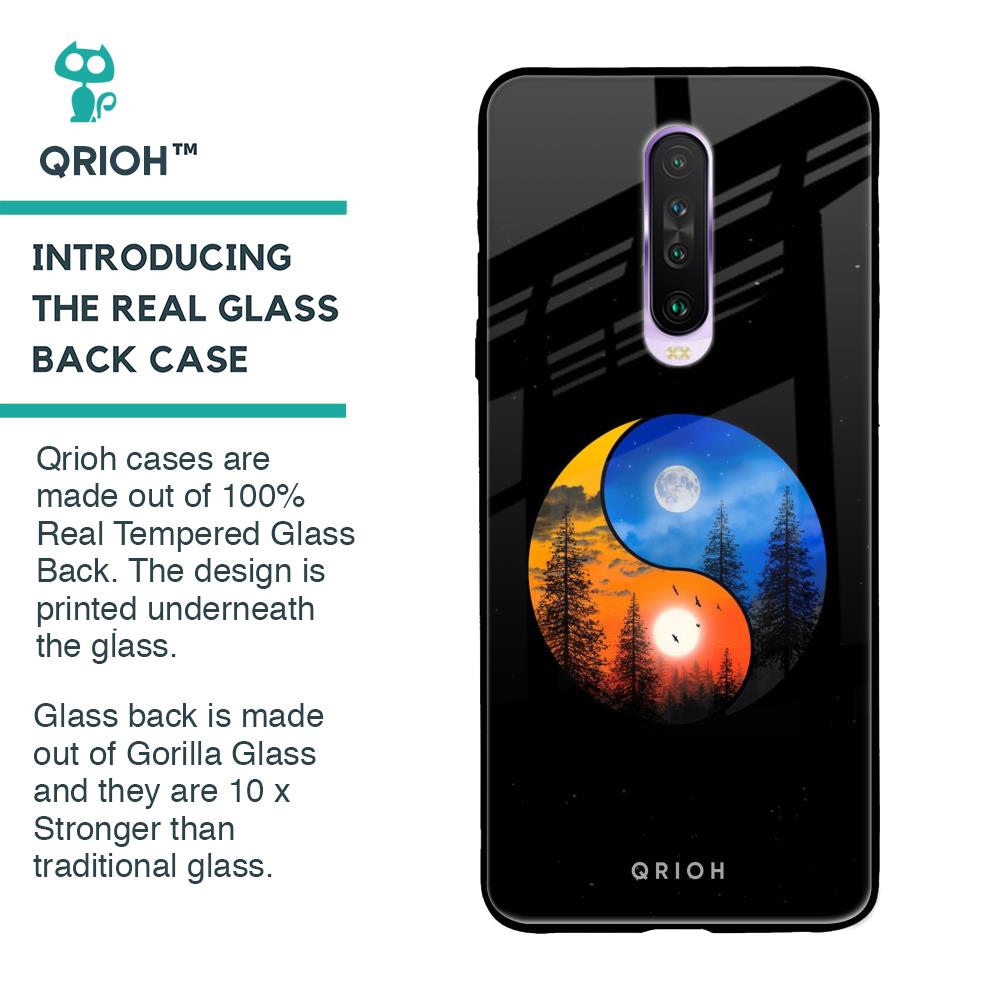 Yin Yang Balance Glass Case for Poco X2