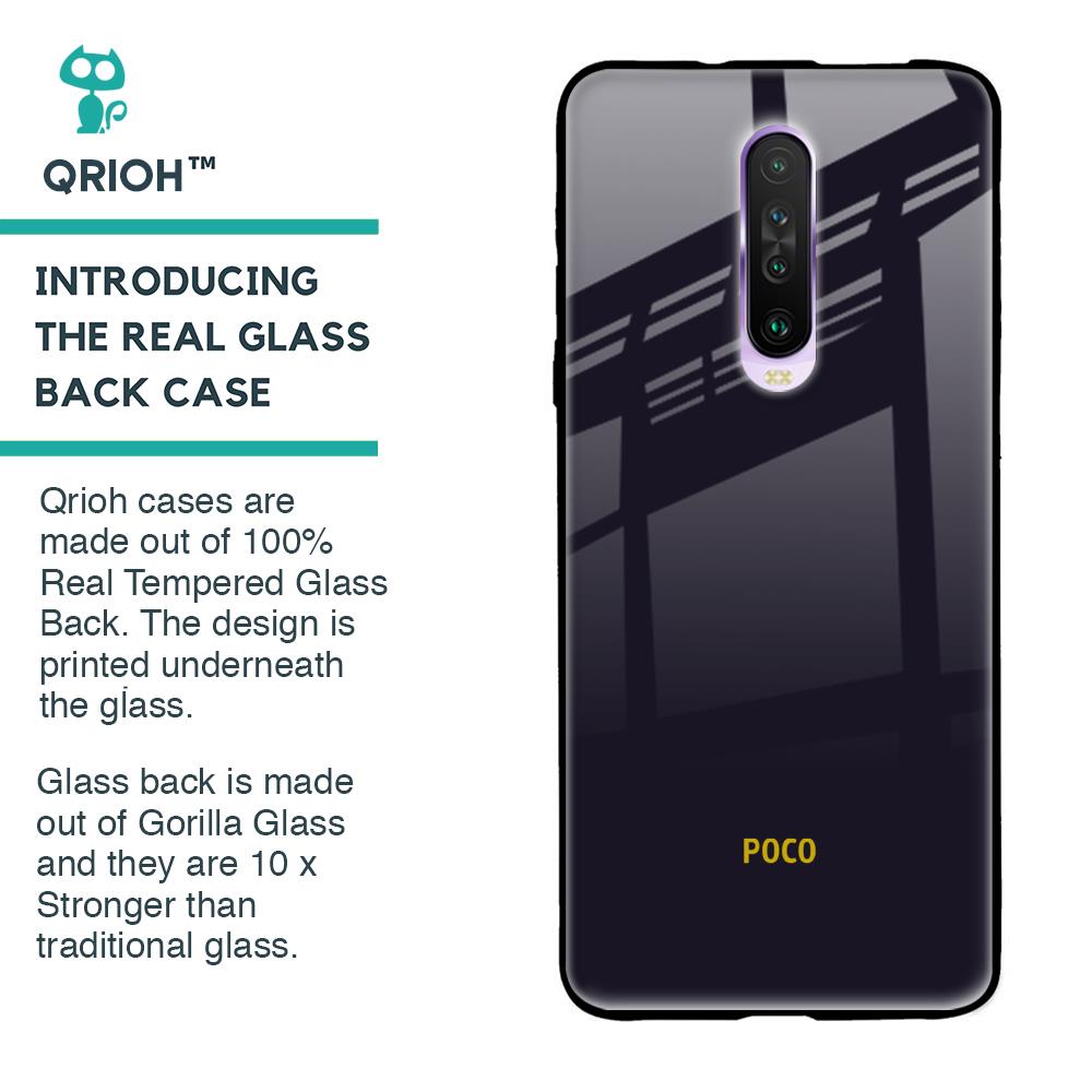 Deadlock Black Glass Case For Poco X2