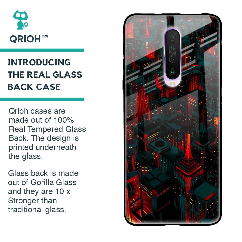City Light Glass Case For Poco X2