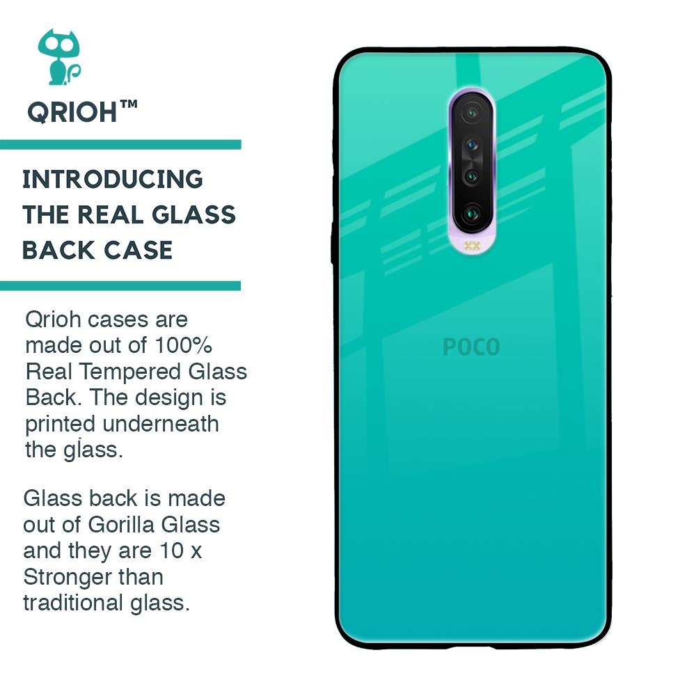 Cuba Blue Glass Case For Poco X2