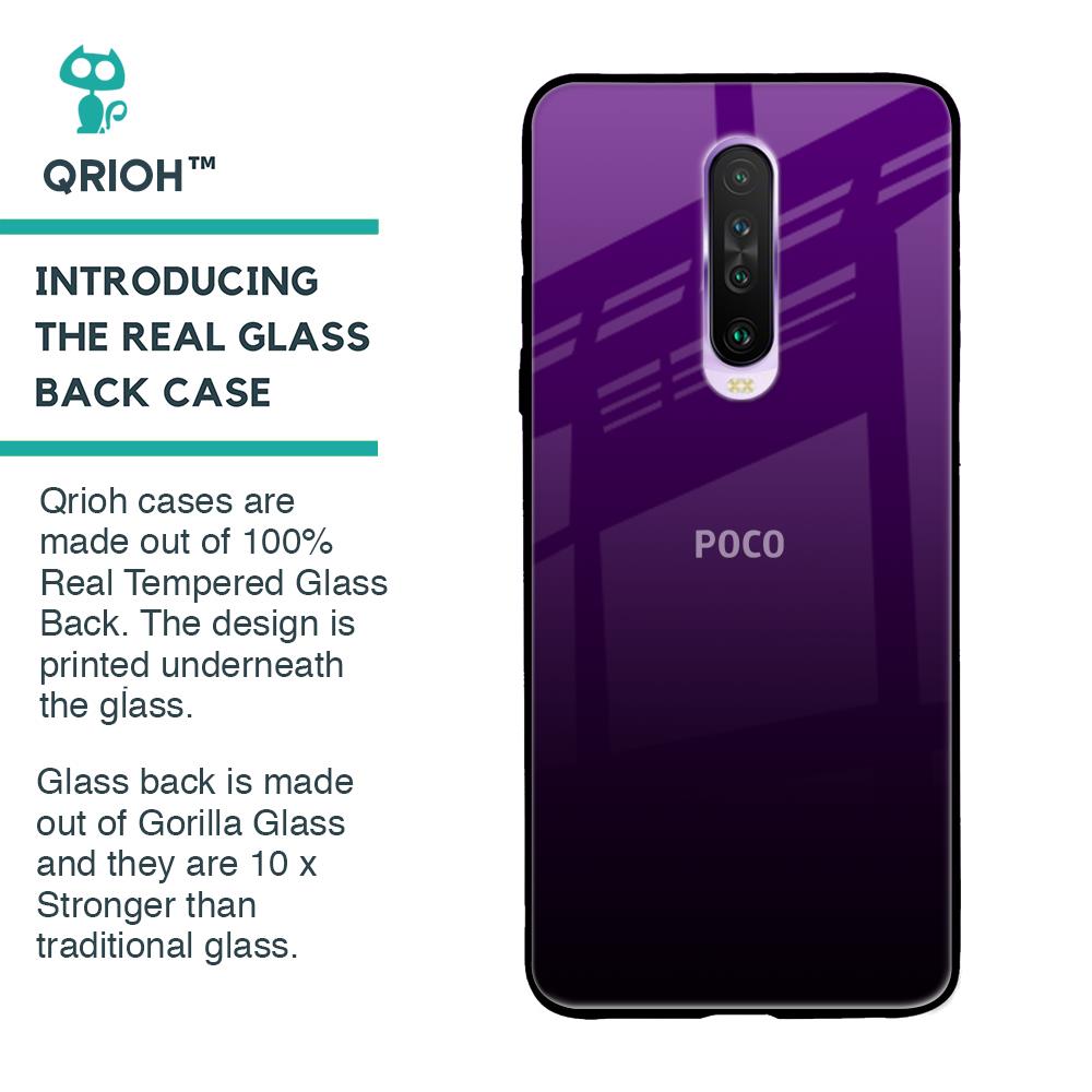 Harbor Royal Blue Glass Case For Poco X2
