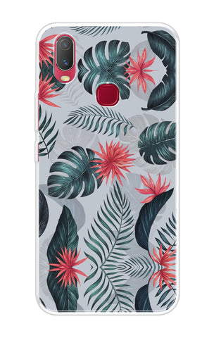 Retro Floral Leaf Vivo Y11 2019 Back Cover