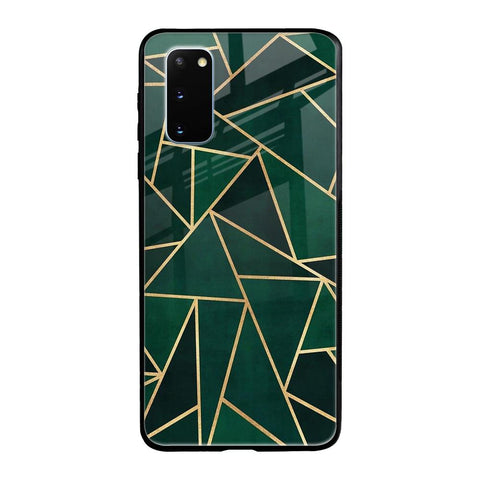 Abstract Green Samsung Galaxy S20 Glass Back Cover Online