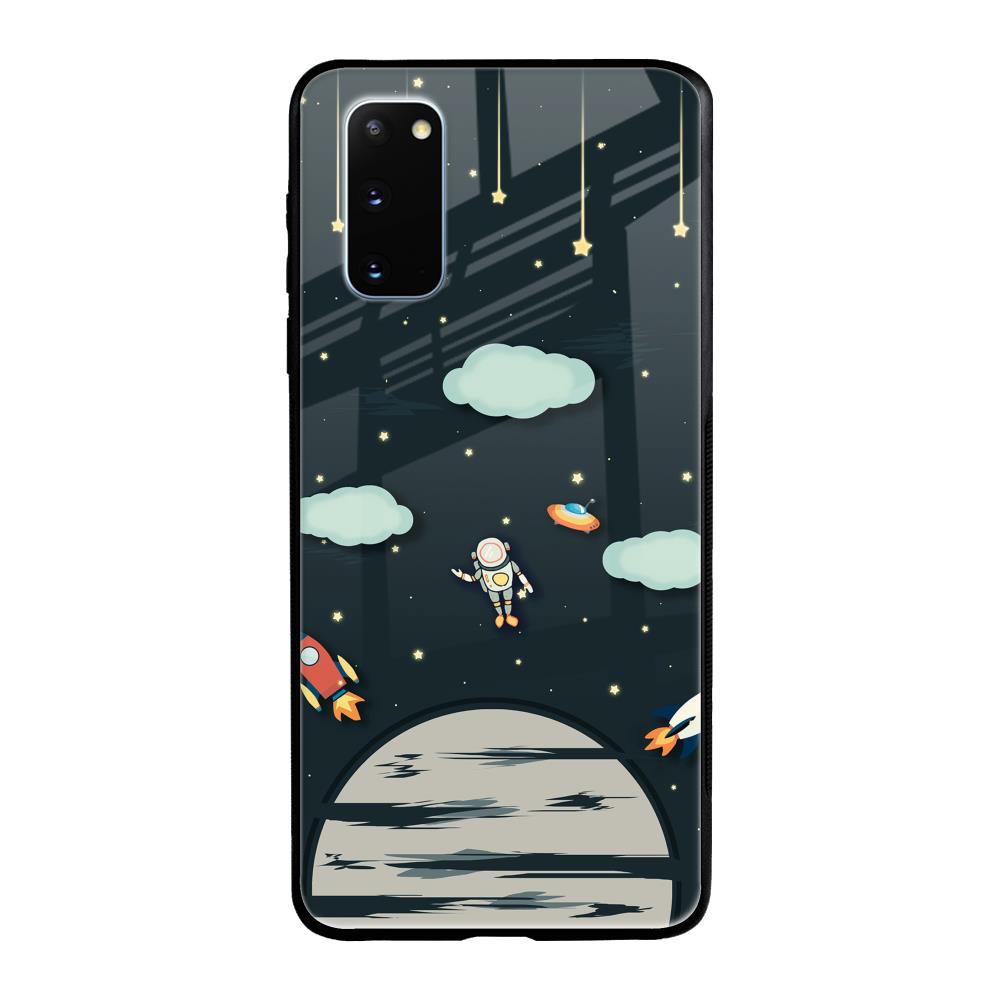 Astronaut Dream Samsung Galaxy S20 Glass Back Cover Online