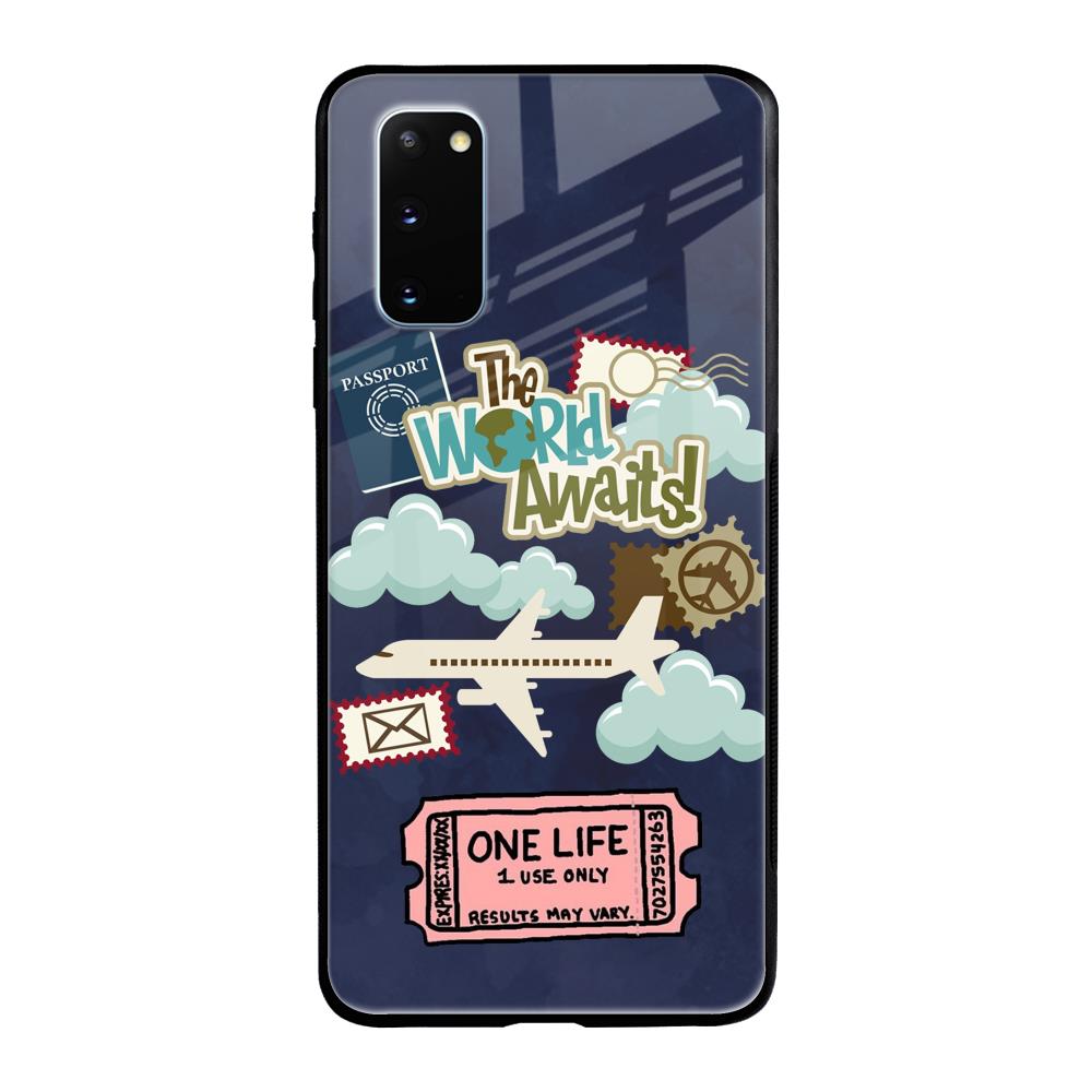 Tour The World Samsung Galaxy S20 Glass Back Cover Online