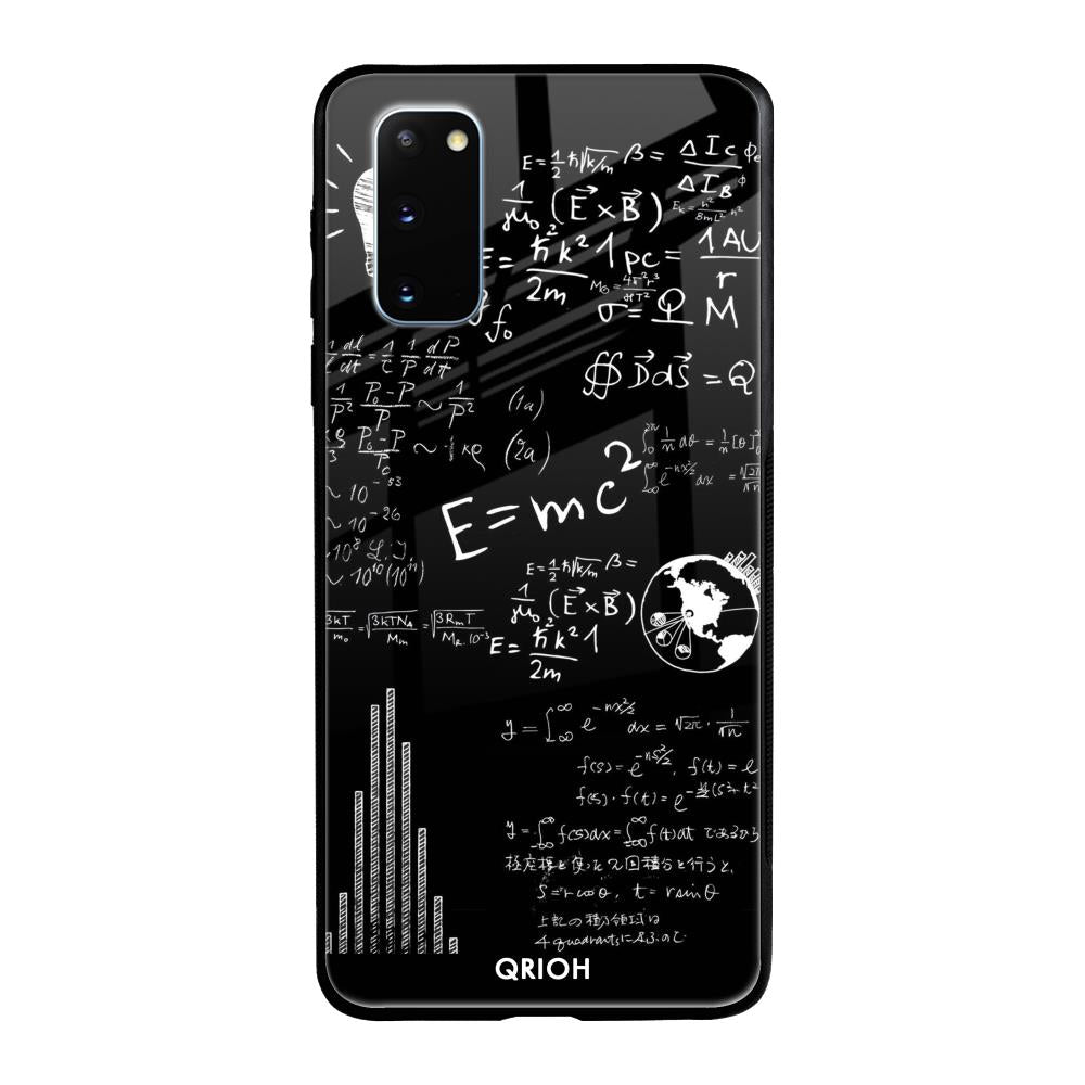 Funny Math Samsung Galaxy S20 Glass Back Cover Online