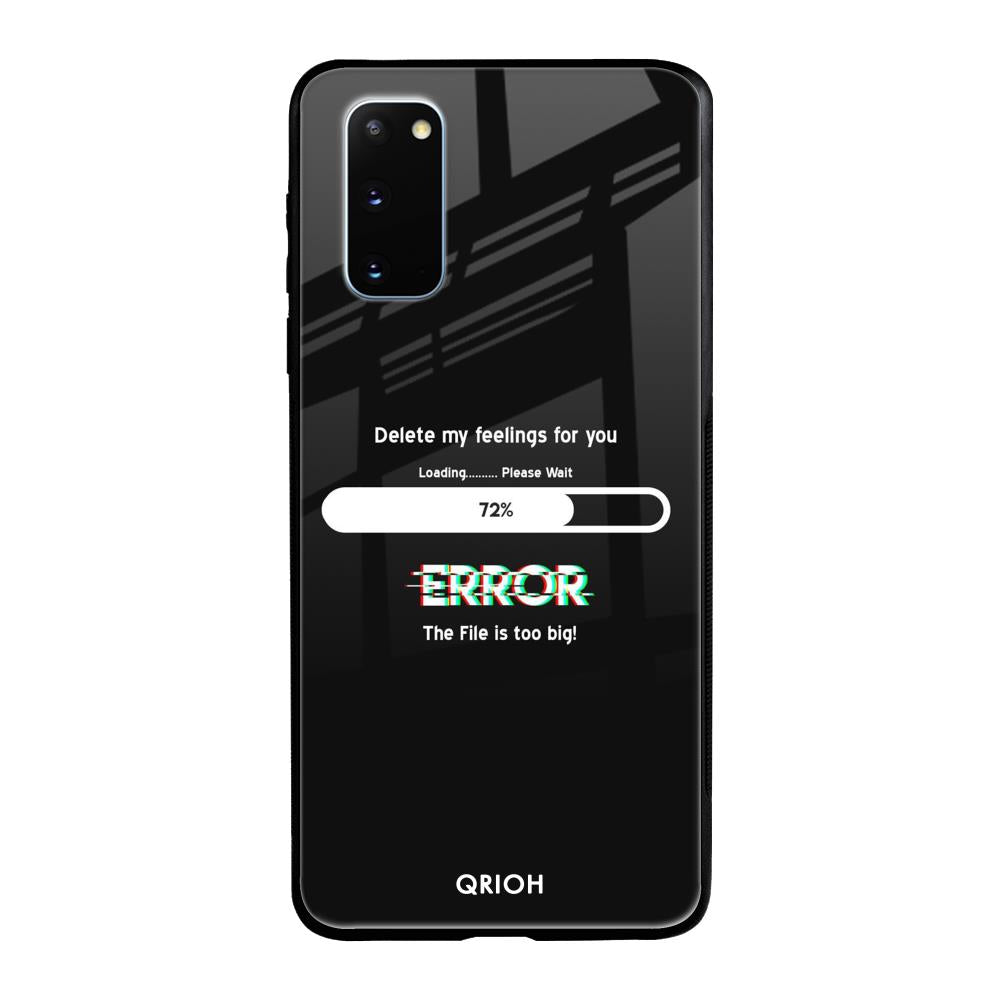 Error Samsung Galaxy S20 Glass Back Cover Online