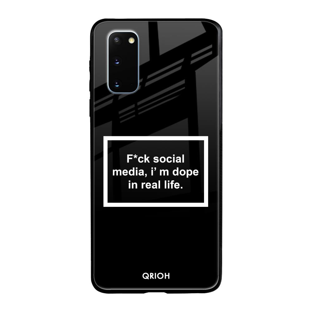 Dope In Life Samsung Galaxy S20 Glass Back Cover Online