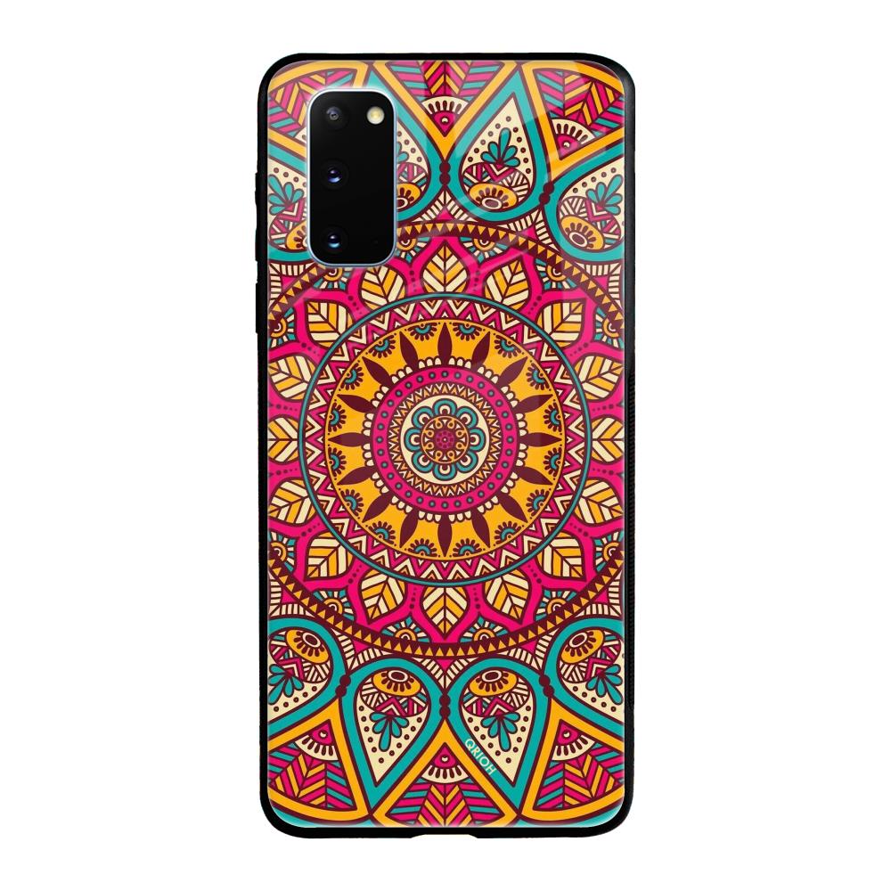 Elegant Mandala Samsung Galaxy S20 Glass Back Cover Online