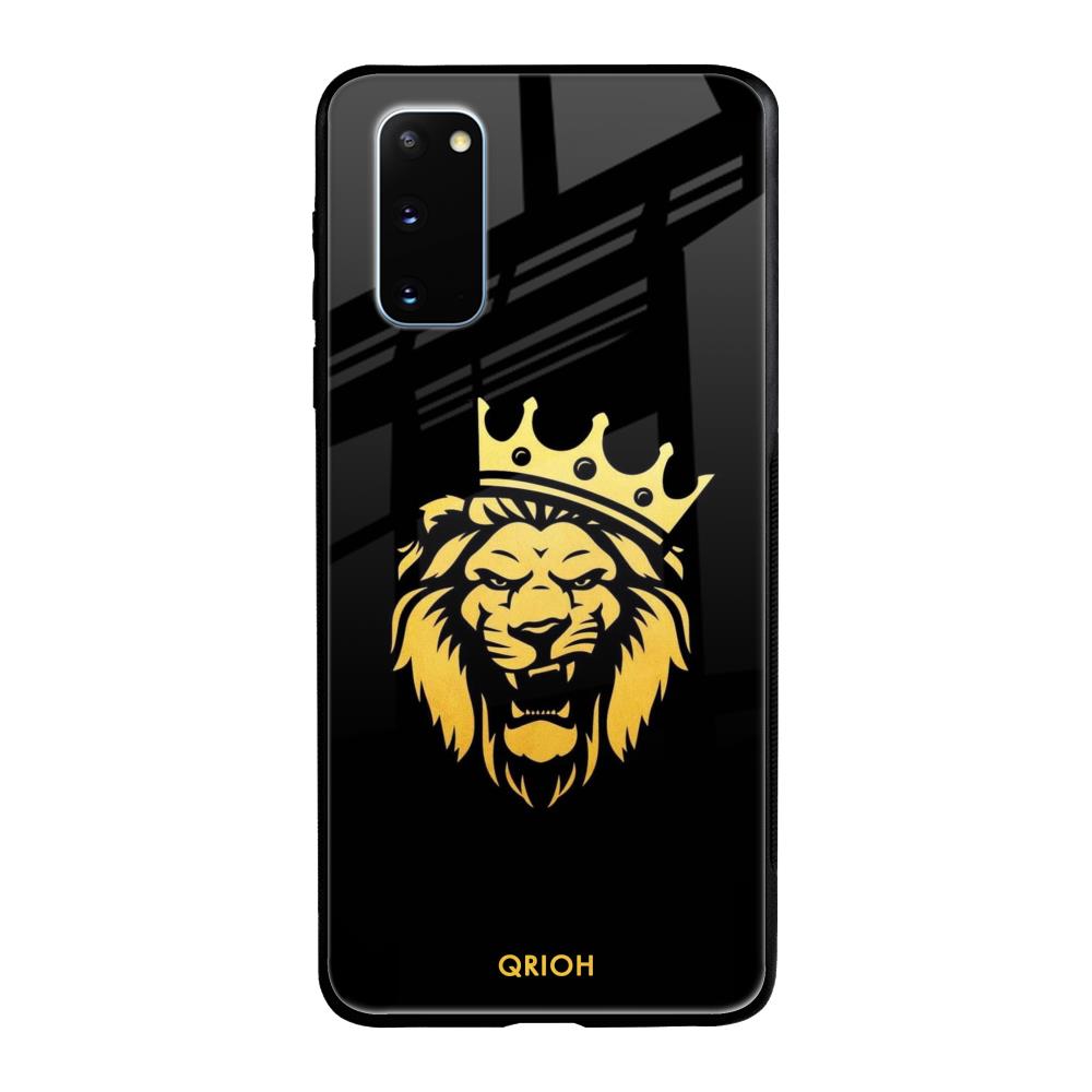 Lion The King Samsung Galaxy S20 Glass Back Cover Online